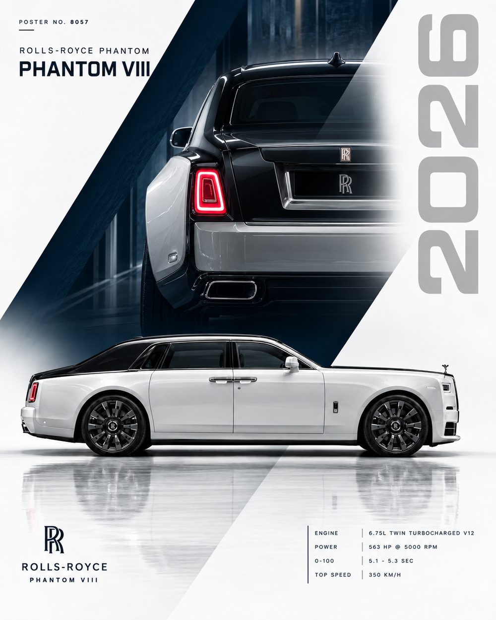 Rolls-Royce Phantom VIII poster